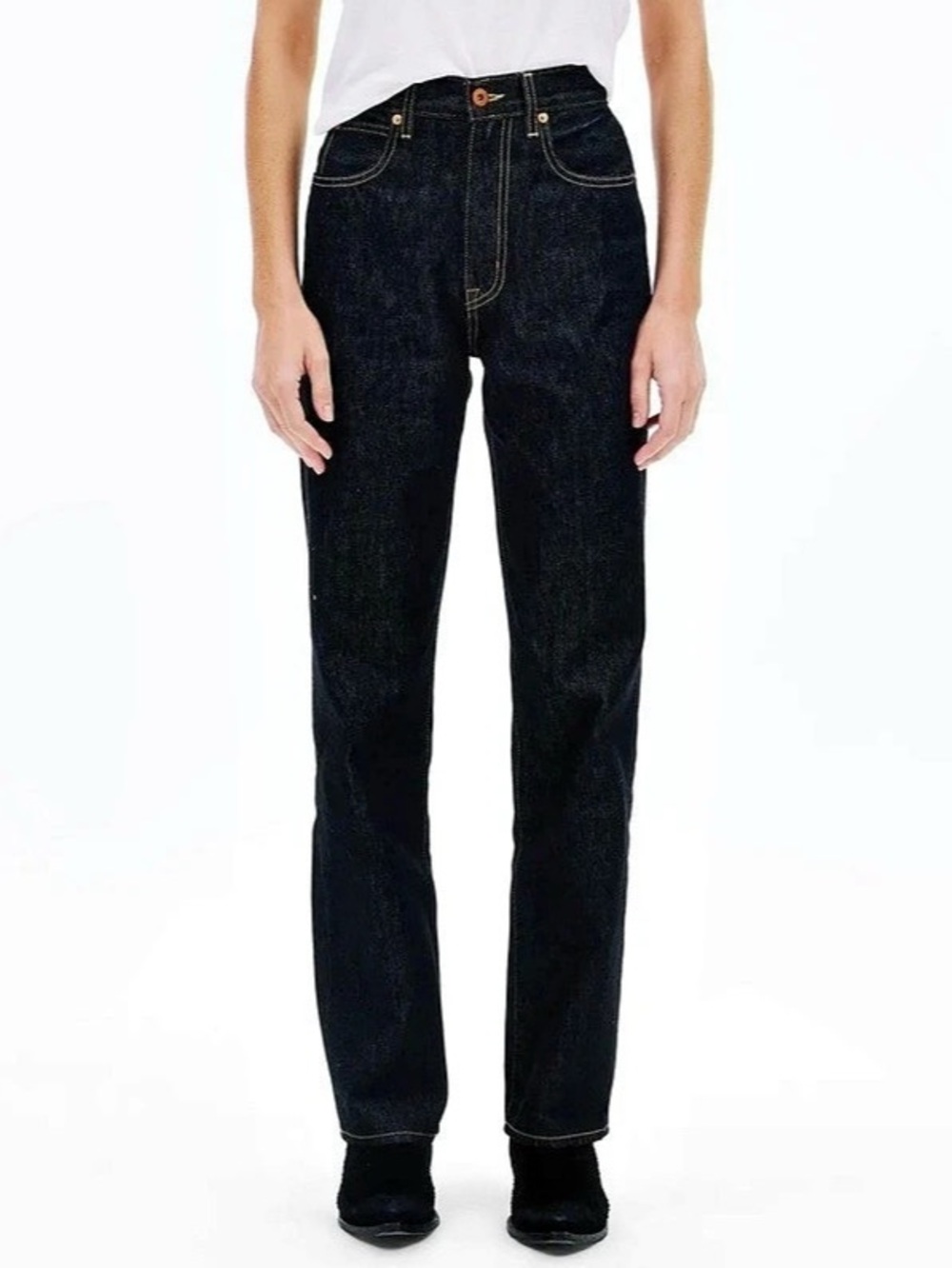 SLVRLAKE London High Rise Straight Jeans Waist 27